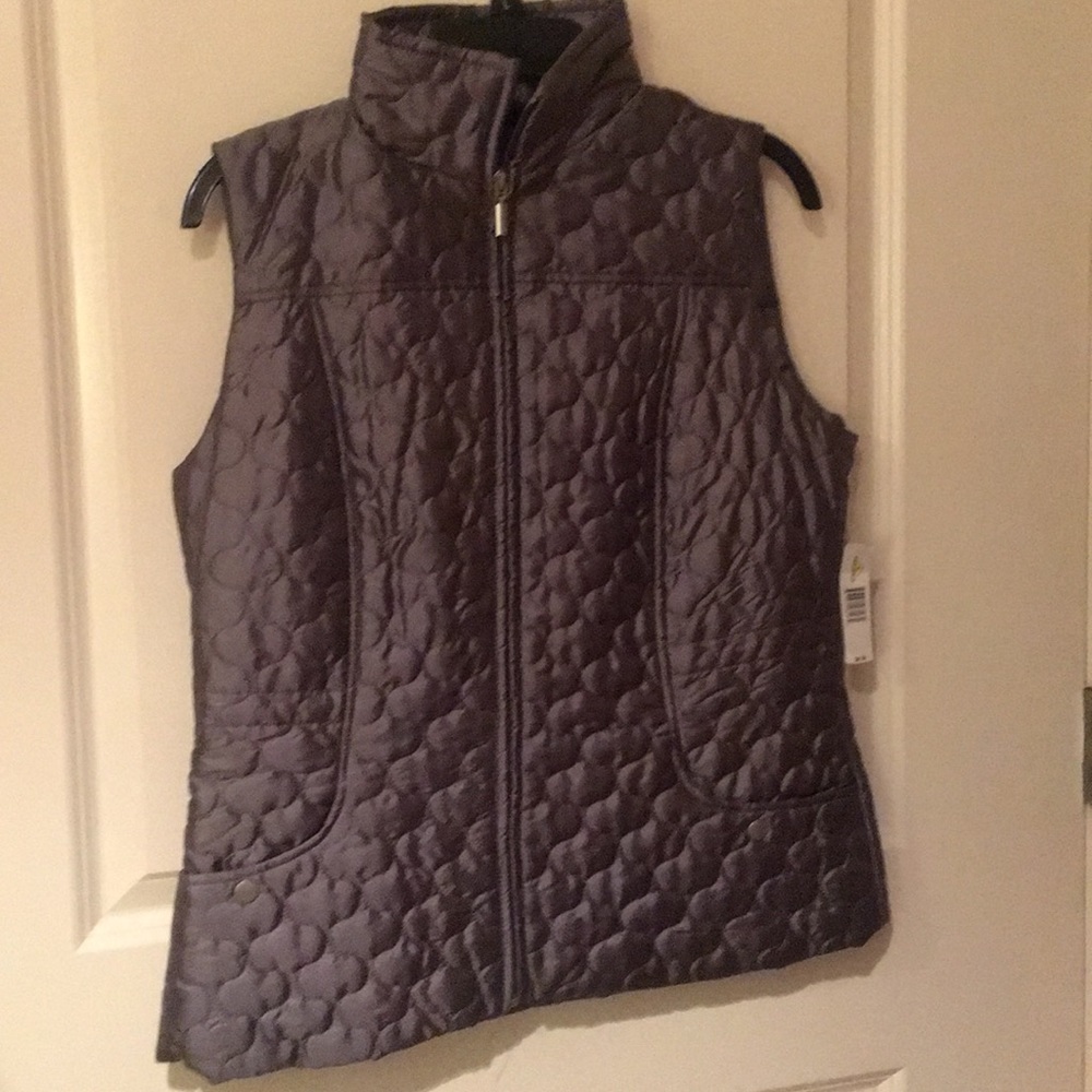 Pewter metallic vest